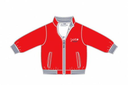 Geci primavara - Geaca fas antivant baiat, culoare rosu, Babybol