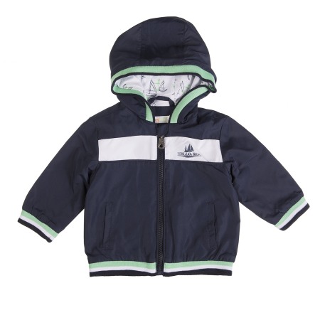 Geci primavara - Geaca fas baieti cu gluga, navy, Babybol