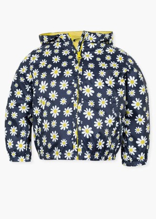 OUTLET - Geaca fas subtire fetite, imprimeu floricele, Losan