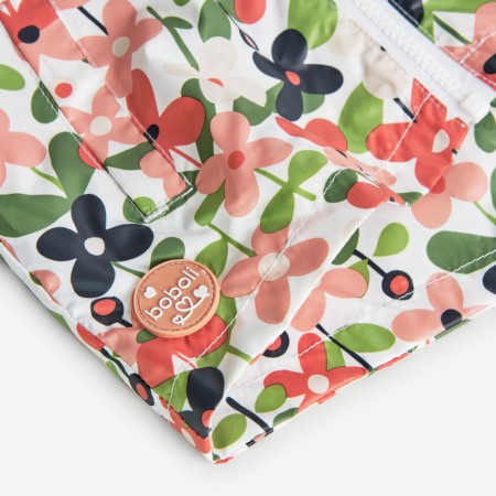 Geaca fetite cu gluga, primavara, antivant, imprimeu floral, Boboli [5]