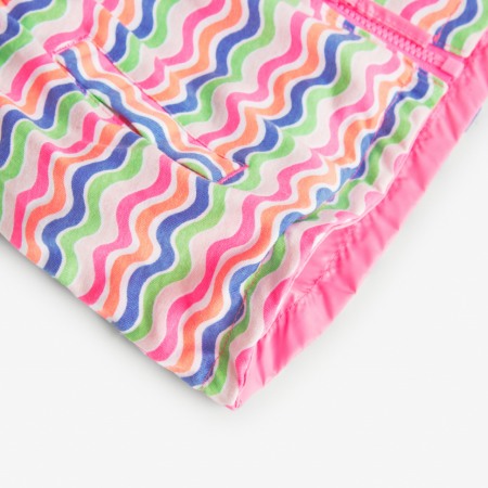 Geaca fetite cu gluga, reversibila, antivant, roz, Boboli [6]