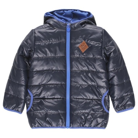 Fete/Baieti 2- 16 ani - Geaca matlasata cu gluga baiat 4-16 ani, navy , Boboli