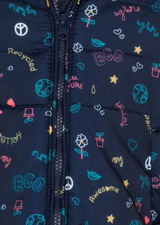 Geaca matlasata fetite 3-24 luni, navy, Losan [2]