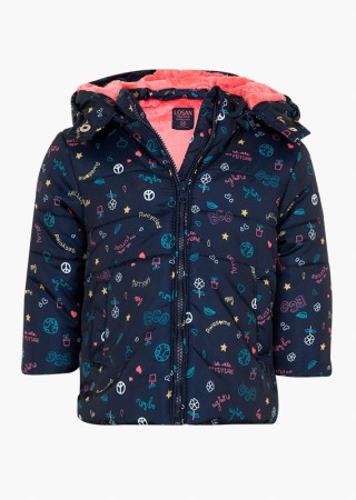 Fete/Baieti 0-24 luni - Geaca matlasata fetite 3-24 luni, navy, Losan