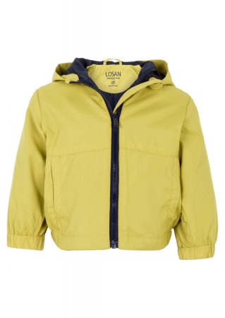 Fete/Baieti 0-24 luni - Geaca nylon baiat cu gluga, 3-24 luni, mustar, Losan