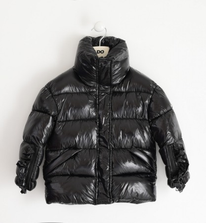 Fete/Baieti 2- 16 ani - Geaca nylon neagra fetite 8-16 ani , Ido