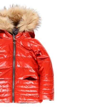 Geaca parka iarna fete 4-16 ani, reversibila, caramizie, Boboli [6]
