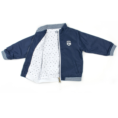 Baieti 2-16 ani - Geaca primavara baieti 3-24 luni, bleumarin, brand Babybol