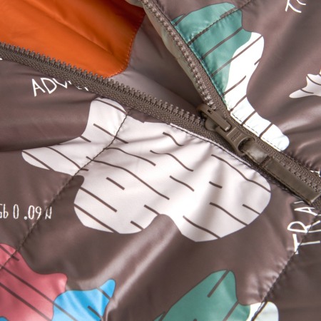 Geaca reversibila baieti 1-8 ani, thermo, imprimeu camuflaj, maro, Boboli [4]