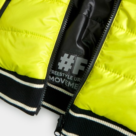 Geaca reversibila baieti 1-8 ani, thermo, neagra/galben, Boboli [5]