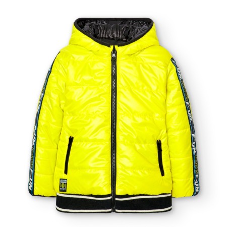 Geaca reversibila baieti 1-8 ani, thermo, neagra/galben, Boboli [2]