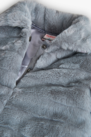 Haina eleganta din blanita fete, gri, brand Boboli [4]