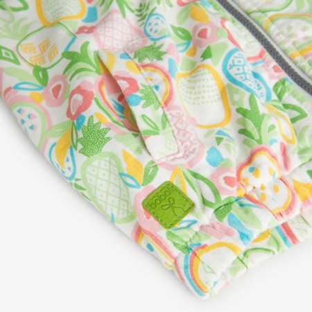 Hanorac cu gluga detasabila fetite, bumbac, imprimeu ananas, Boboli [5]