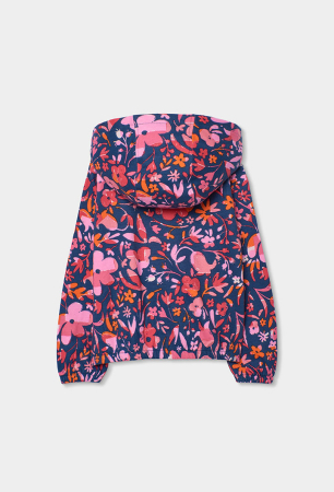 Hanorac fete 1-10 ani, bumbac better cotton, gluga, imprimeu floral, brand Boboli [1]