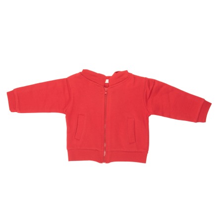 Hanorace/Jachete jersey - Hanorac rosu cu gluga fetite, Babybol