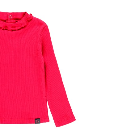 Helanca fete pe gat, bumbac, roz ciclam, Boboli [2]