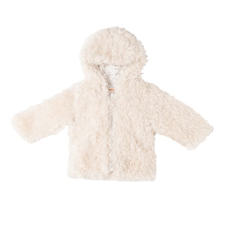 Fete - Jacheta blanita fete , crem, Babybol