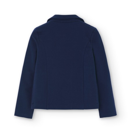 Jacheta bumbac fete, bleumarin, Boboli [1]