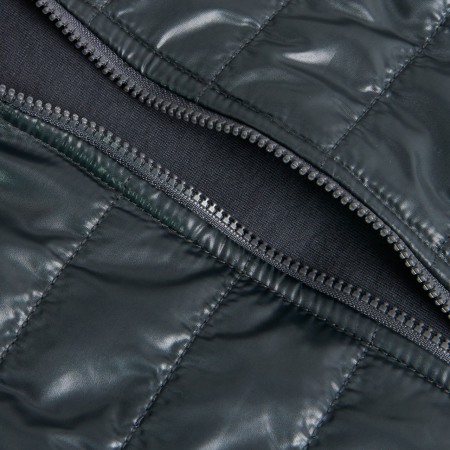 Jacheta fete fleece cu gluga, vatuita, bumbac, gri, brand Boboli [2]