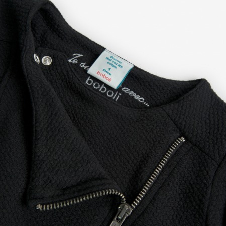 Jacheta fete, model in relief, neagra, Boboli [3]