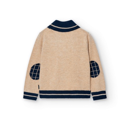 Jacheta tricot baiat, bej, Boboli [1]