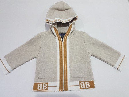 Fete/Baieti 0-24 luni - Jacheta tricot bebe bÄƒiat bej