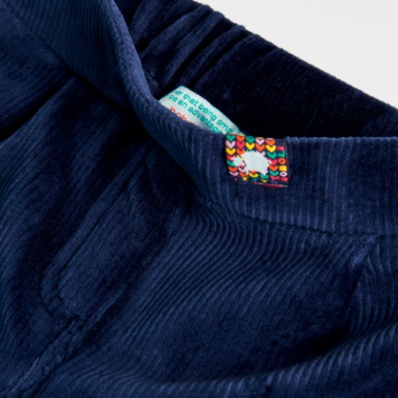 Pantalon evazat raiat fete, bleumarin, Boboli [2]