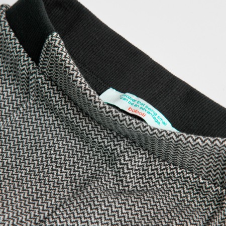Pantalon fete tip colant, strech, model zig zag, Boboli [3]