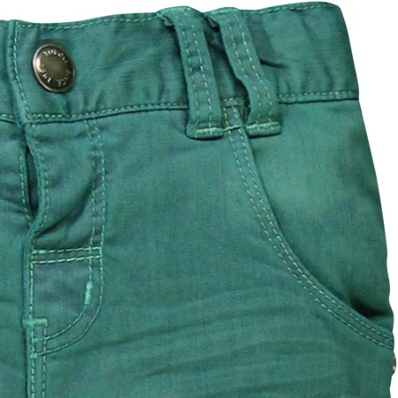 Pantalon lung captusit bebe baiat , verde, Boboli [2]