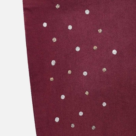 Pantalon lung cu strasuri Mayoral, grena [2]