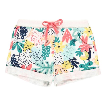Sorturi/Fuste - Pantalon scurt fete bumbac, imprimeu multicolor, Boboli