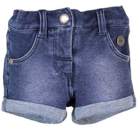 Fete - Pantalon scurt fetite, denim,stretch, Boboli