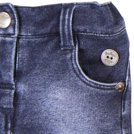 Pantalon scurt fetite, denim,stretch, Boboli [3]