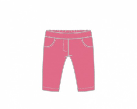 Fete - Pantalon tip colant lung , fucsia, Babybol