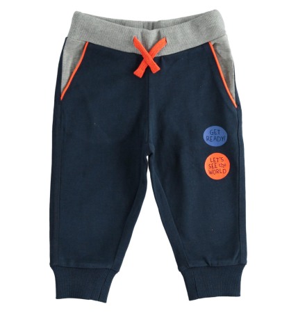 Fete/Baieti 2- 16 ani - Pantalon trening baiat , navy, iDO