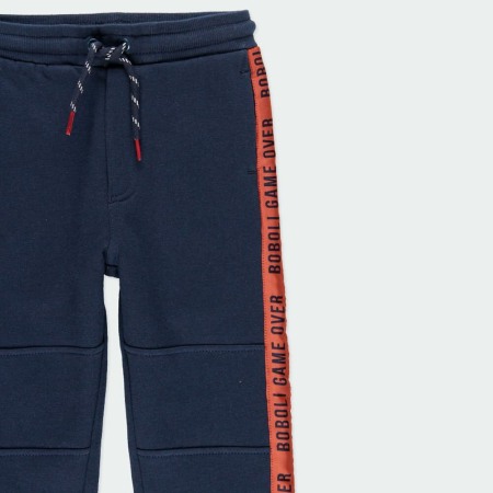 Pantalon trening baieti vatuit, navy, Boboli [3]