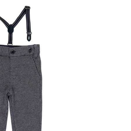 Pantaloni bebe eleganti cu bretele, Boboli [2]