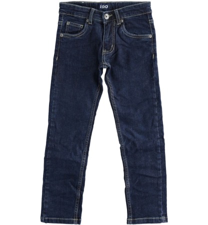 Blugi/Pantaloni lungi - Pantaloni blug baieti 4-16 ani, denim dark blue