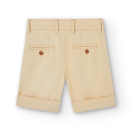Pantaloni eleganti baiat, scurti, chino, bej, Boboli [1]