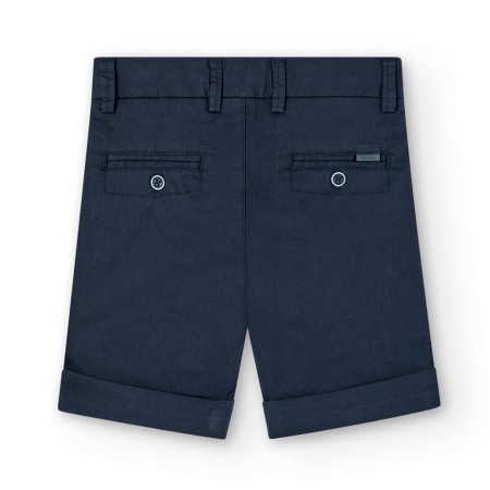 Pantaloni eleganti baiat, scurti, chino, bleumarin, Boboli [1]