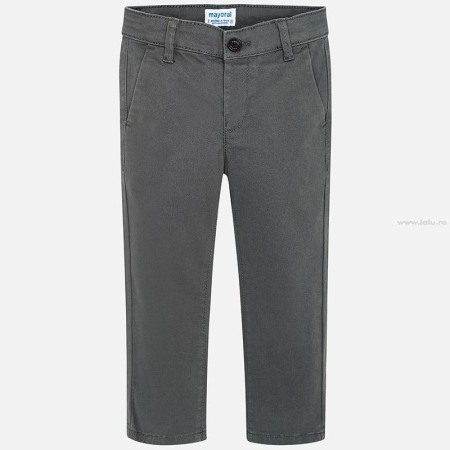 Blugi/Pantaloni lungi - Pantaloni lungi baiat , doc, bumbac, gri, Mayoral