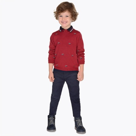 Baieti - Pantaloni lungi baiat, doc, navy, Mayoral