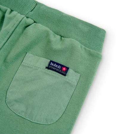 Pantaloni lungi strech fete 4-16 ani, kaki, Boboli [3]