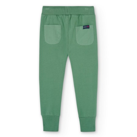 Pantaloni lungi strech fete 4-16 ani, kaki, Boboli [1]