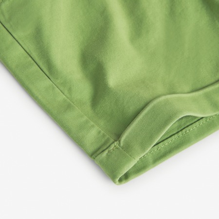 Pantaloni scurti baiat, bumbac, gabardina, verde, Boboli [2]