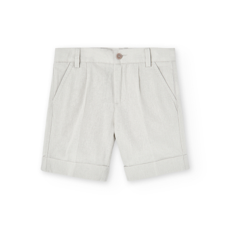 Baieti 2-16 ani - Pantaloni scurti baieti 4-14 ani, in, bej, brand Boboli