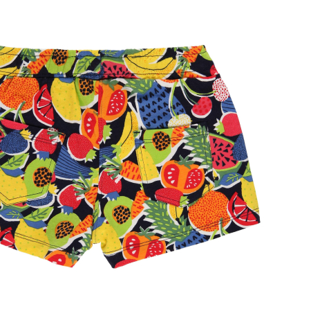 Pantaloni scurti fetite 1-8 ani, bumbac better cotton, imprimeu fructe, brand Boboli [3]