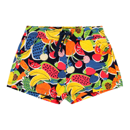 Pantaloni scurti/fuste/salopete - Pantaloni scurti fetite 1-8 ani, bumbac better cotton, imprimeu fructe, brand Boboli