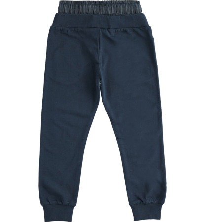 Pantaloni sport baiat, talie joasa, navy, iDO [1]