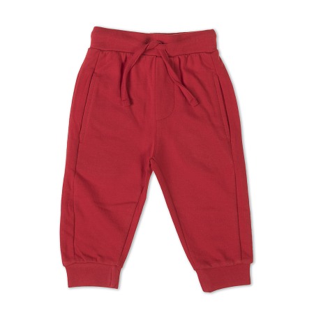 Trening 2/3 piese primavara - Pantaloni trening baiat,bumbac, rosu , Babybol
